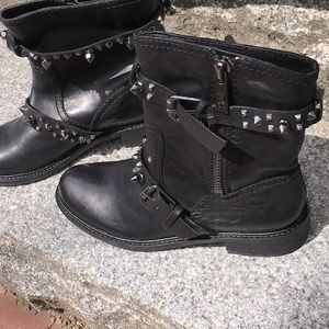 Sam Edelman Adele Black Combat boots sz 7.5